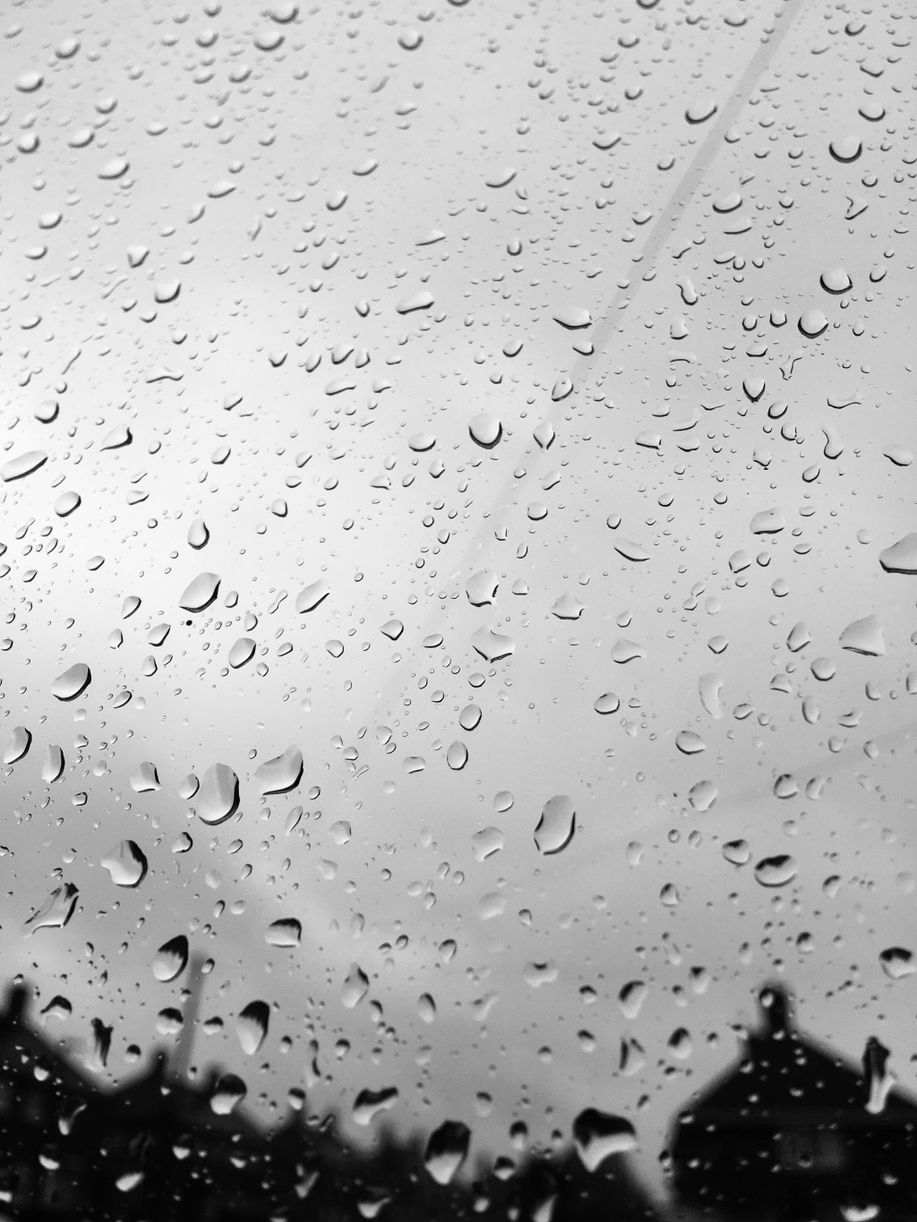 drizzle on a window